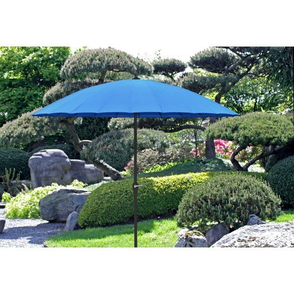 Plavi suncobran ø 255 cm – Garden Pleasure-image-2