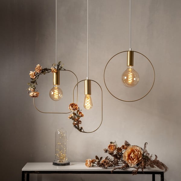 Viseća svjetiljka u zlatnoj boji Shape – Star Trading-image-1