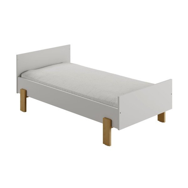 Svijetlo sivi krevet 70x140 cm Cube - Pinio-image-2