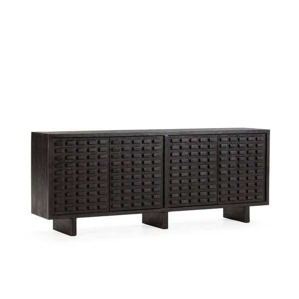 Crna komoda od masivnog manga 200x80x40 cm Inaya – MOME-image-3