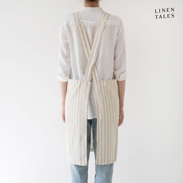 Lanena pregača Crossback - Linen Tales-image-2