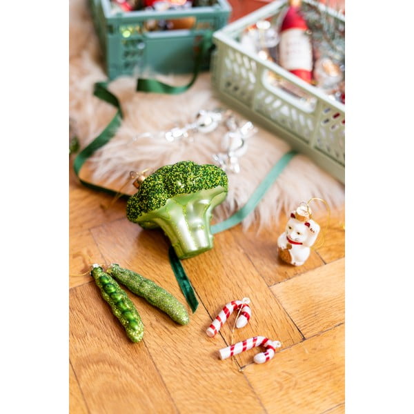 Stakleni ukrasi za božićno drvce u setu 4 kom Candy Cane – Sass & Belle-image-4