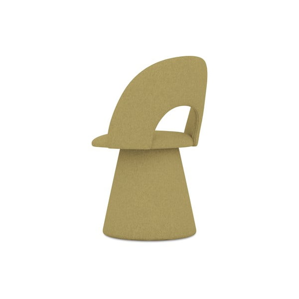 Senf žuta podstavljena blagovaonska stolica Kalo – Makamii-image-4