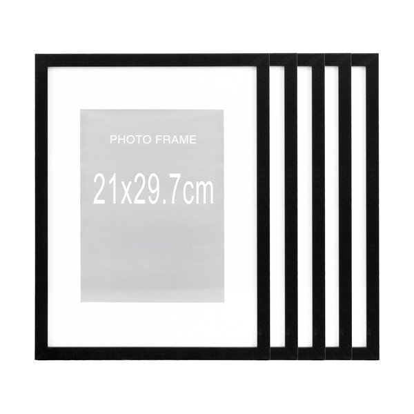 Crni okviri u setu 5 kom 21x30 cm Marbella – House Nordic