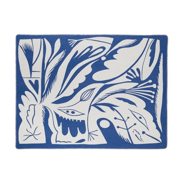 Plava deka 165x200 cm Lino – noo.ma