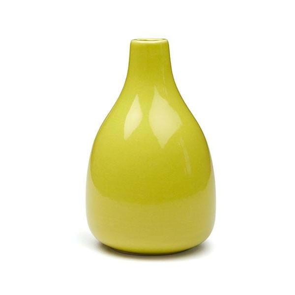 Žuta vaza od kamenine Kähler Design Botanica, visina 18 cm