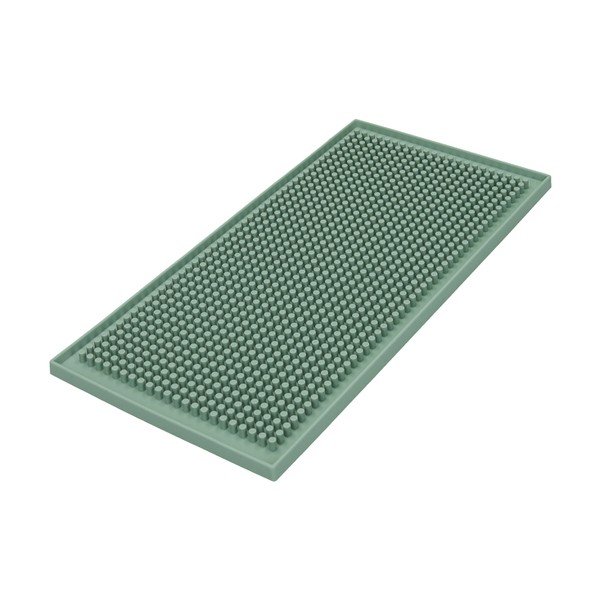 Kadulja zelena silikonska podloga za ocjeđivanje posuđa 30x15 cm – Brandani