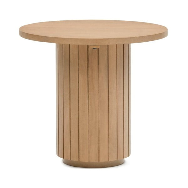 Okrugli pomoćni stolić od drveta manga ø 60 cm Licia - Kave Home