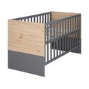 Sivi/u prirodnoj boji dječji krevet 60x120 cm Anna – Roba