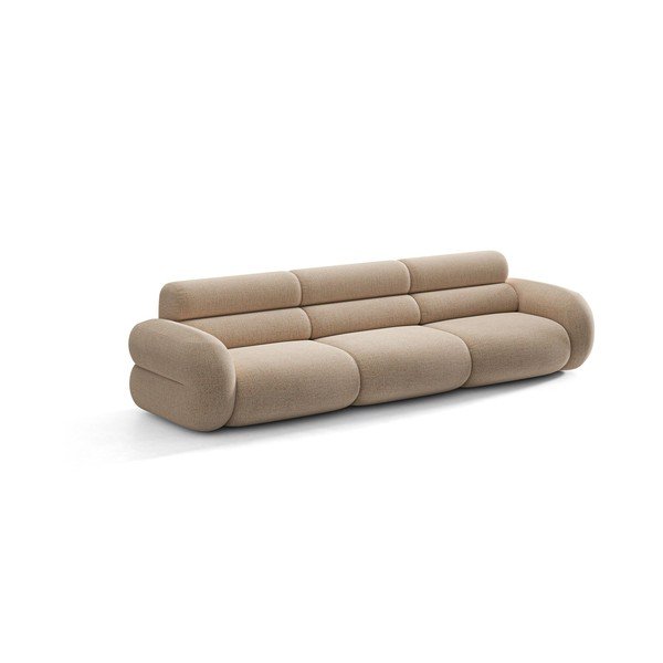 Bež sofa od šenila 305 cm Neo – Micadoni 