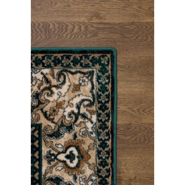 Zeleni vuneni tepih 160x240 cm Lauren – Agnella-image-3