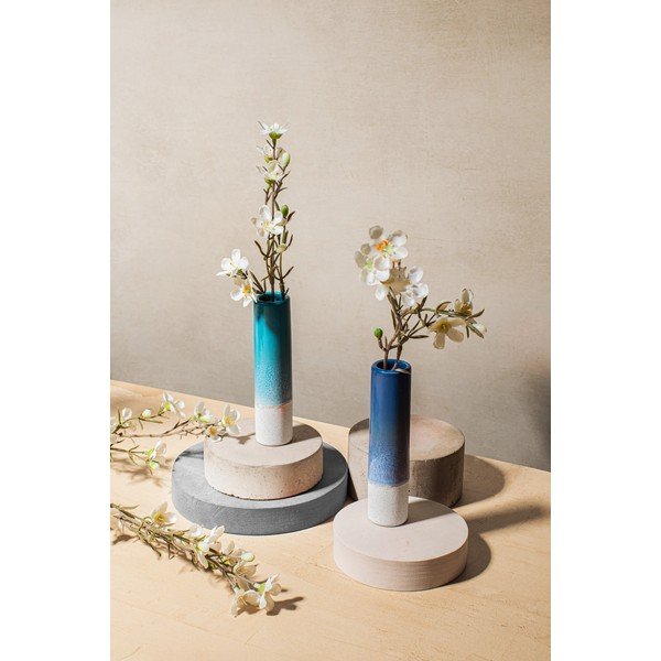 Vaze u setu 2 kom od kamenine (visina 12,5 cm) Mojave – Sass & Belle-image-1