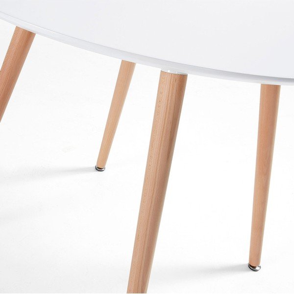Blagovaonski stol od bukovog drveta Kave HomeDaw, ⌀ 100 cm-image-3