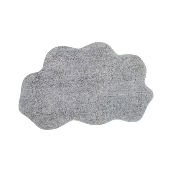 Siva pamučna prostirka za kupaonicu Foutastic Cloud