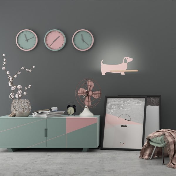 Ružičasta dječja lampa Dog - Candellux Lighting-image-2