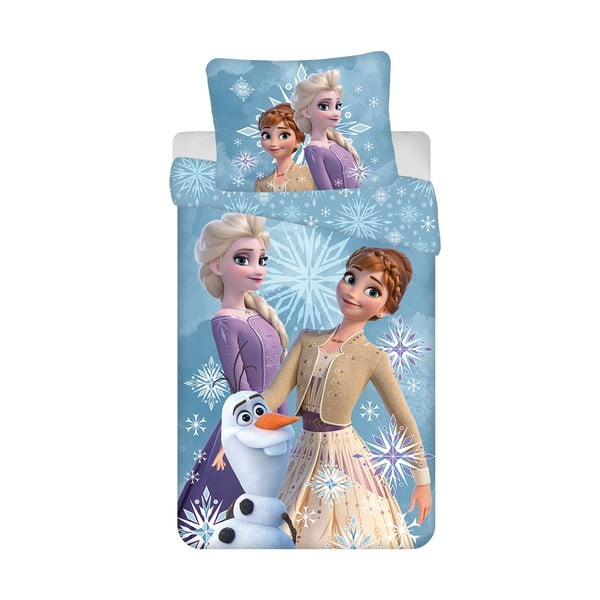 Pamučna dječja posteljina za krevet za jednu osobu 140x200 cm Frozen – Jerry Fabrics