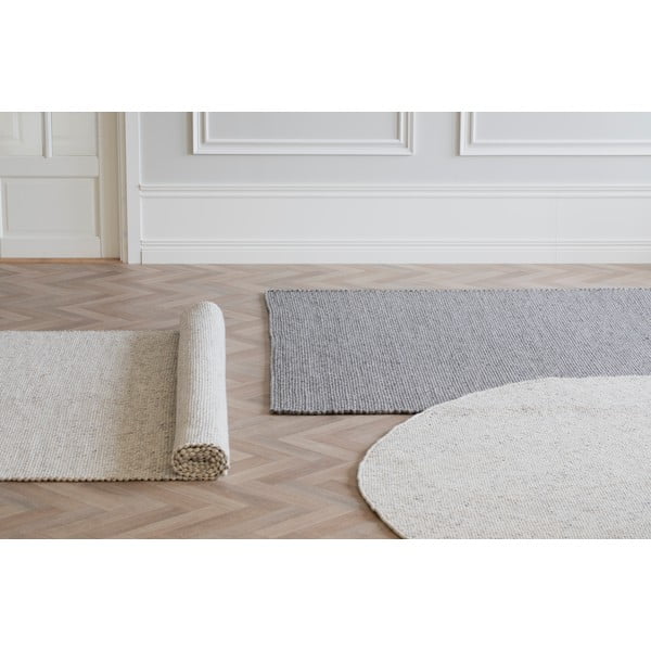 Svijetlo sivi vuneni tepih 290x200 cm Auckland - Rowico-image-1