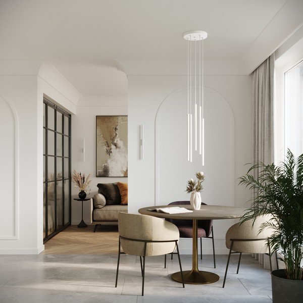 Bijela zidna lampa ø 2,5 cm Fideus – Sollux-image-1