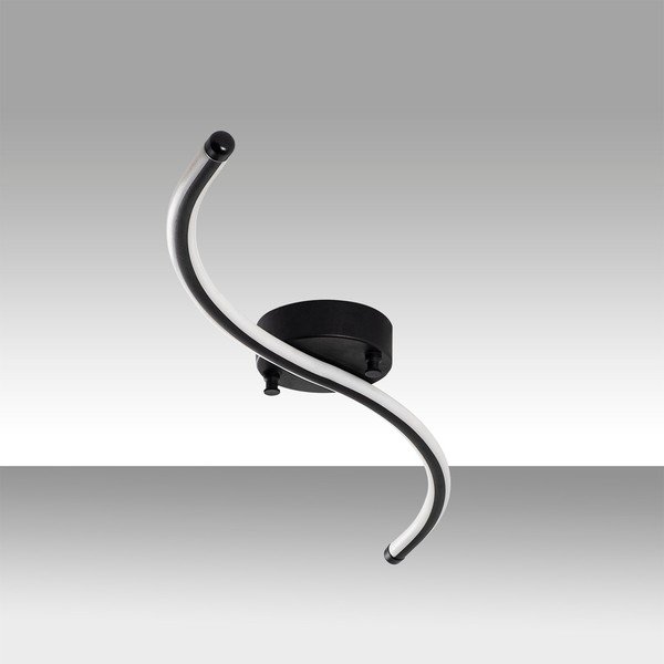 Crna LED stropna svjetiljka 10x67 cm Yilan – Opviq lights-image-1