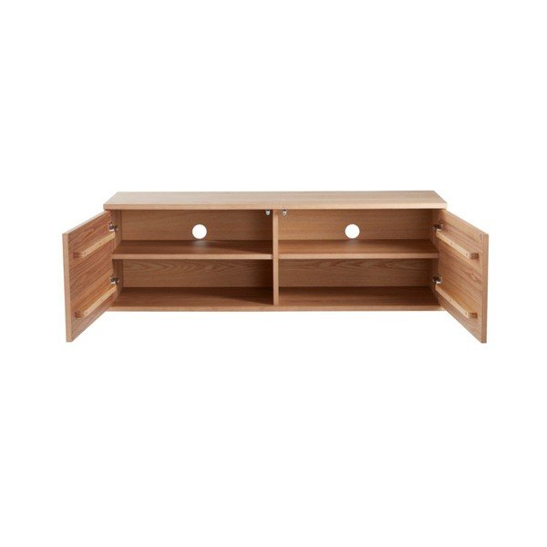 TV komoda u dekoru jasena u prirodnoj boji 120x38x40 cm Sandviken – Jotex-image-2