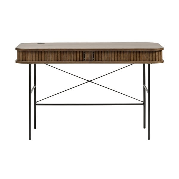 Radni stol u dekoru hrasta 60x120 cm Nola - Unique Furniture-image-4