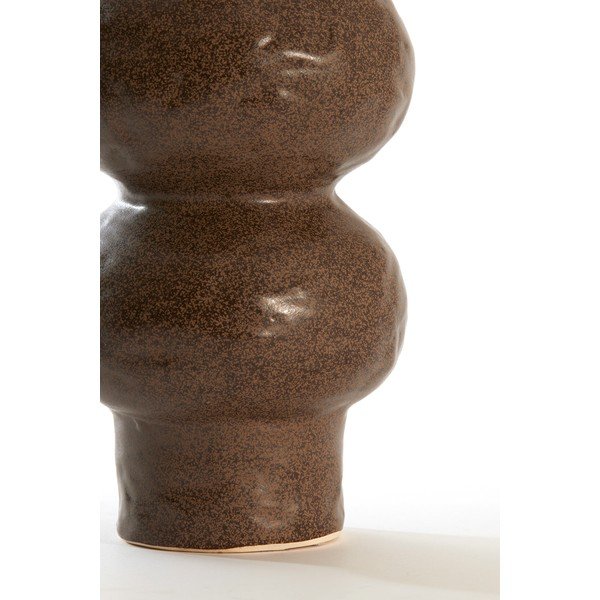 Smeđa keramička vaza (visina 33,5 cm) Rogano – Light & Living-image-3