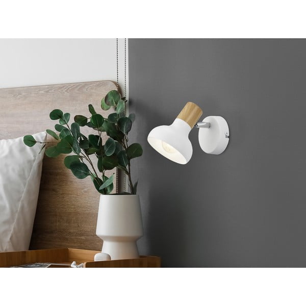Bijela zidna lampa ø 10 cm Latika – Reality-image-1