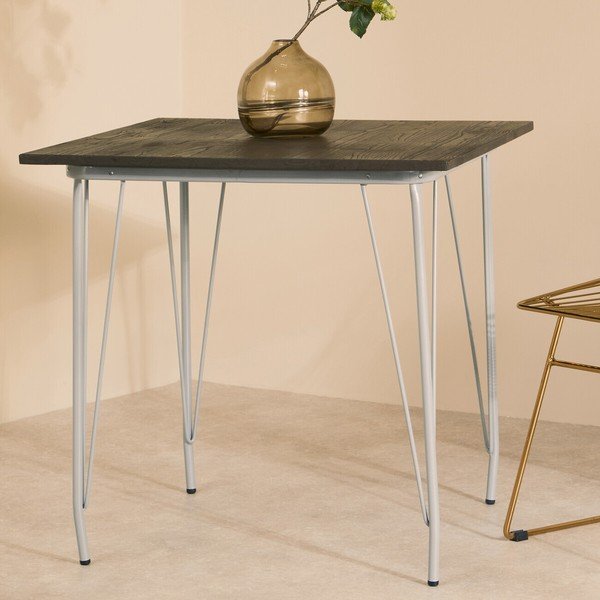 Blagovaonski stol od čvrstog brijesta ø 80 cm District – Premier Housewares-image-4