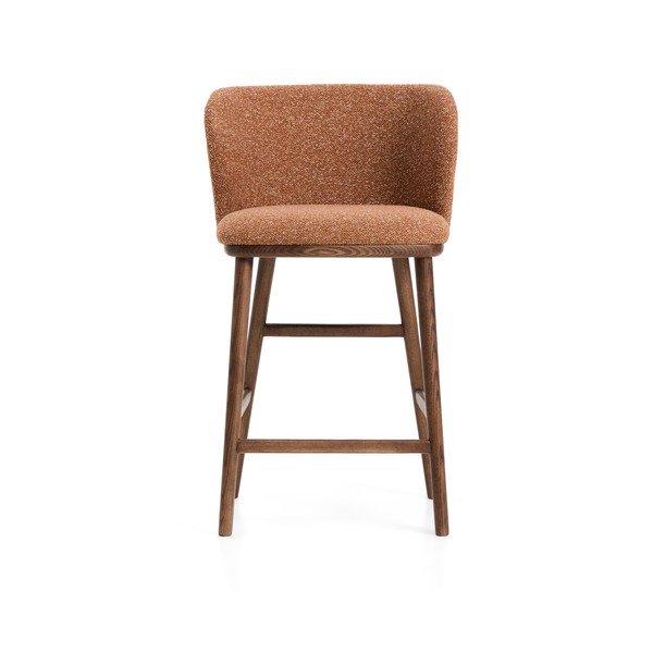 Podstavljena barska stolica boja terakote (visine sjedala 65 cm) Ciselia – Kave Home-image-4