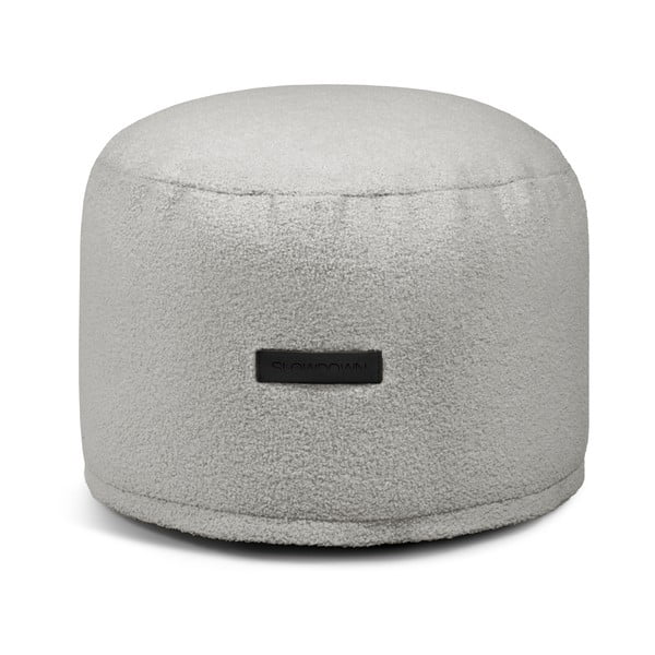 Svijetlo siva vreća za sjedenje od bouclé tkanine Mini – SLOWDOWN