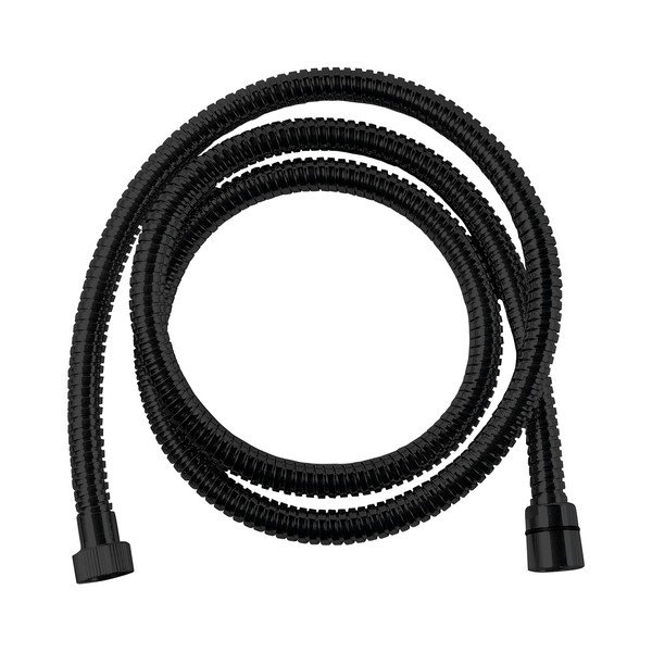 Mat crno crijevo za tuširanje od nehrđajućeg čelika Powerflex – Sapho