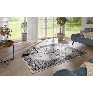 Crno-krem vanjski tepih NORTHRUGS Borbon, 80 x 150 cm