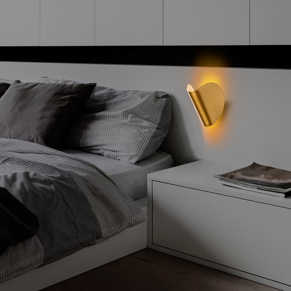 LED zidna lampa u zlatnoj boji Heybe – Opviq lights-image-4
