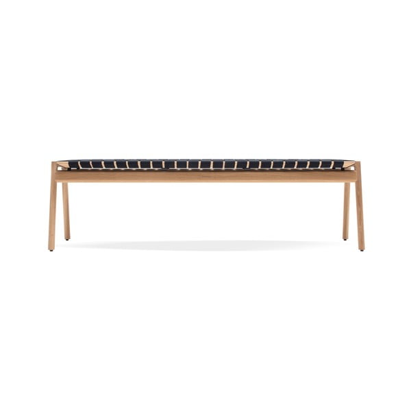Klupa u crno-prirodnoj boji Klupa - Gazzda-image-2
