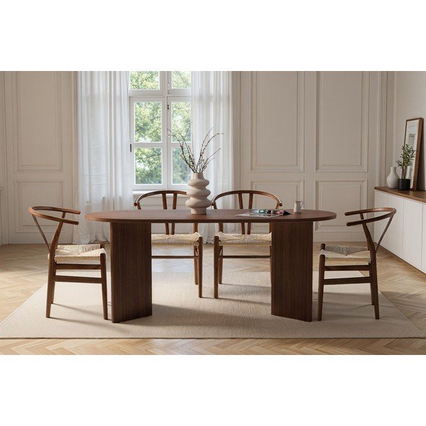 Blagovaonski stol u dekoru oraha 89,5x180 cm Sablin – Kalune Design-image-2