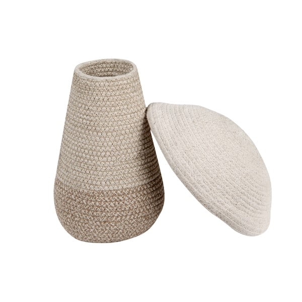 Bež tekstilna dječja kutija za pohranu ø 23x27 cm Mushroom – Lorena Canals-image-4