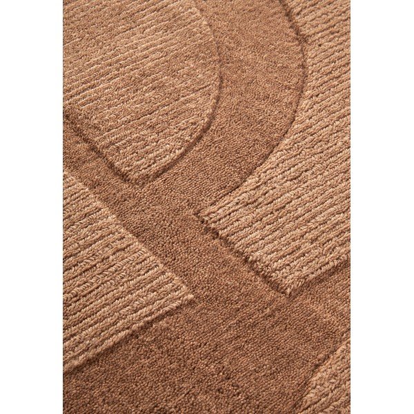 Smeđi ručno rađen vuneni tepih 120x170 cm Alexis – Villeroy&Boch-image-4