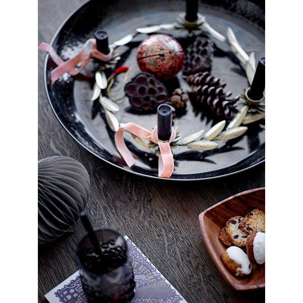 Metalni adventski svijećnjak s božićnim motivom Leonetta – Bloomingville-image-1