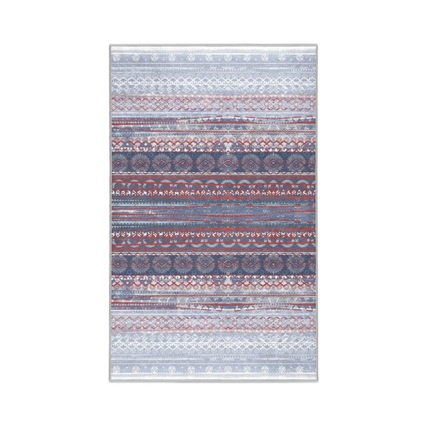 Ljubičasti/sivi perivi tepih 80x150 cm Vintage Stripe – Mila Home