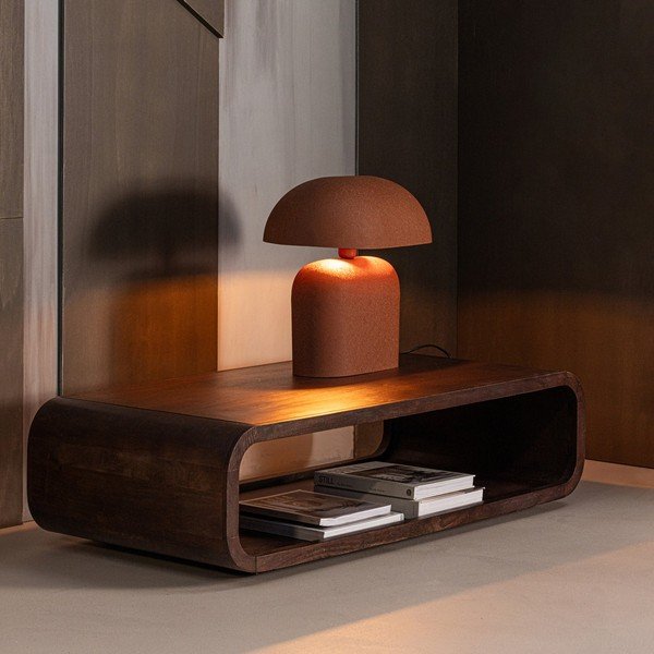 Stolić za kavu od masivnog manga u tamnoj prirodnoj boji 60x120 cm Kinu – WOOOD-image-3