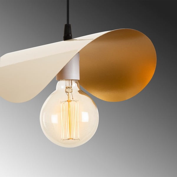 Bijela/u zlatnoj boji viseća svjetiljka Sivani – Opviq lights-image-4