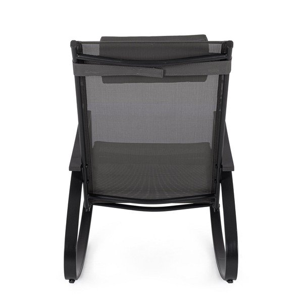 Antracitno siva metalna vrtna fotelja Ercolano – Bizzotto-image-4