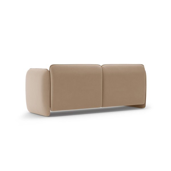 Smeđa baršunasti sofa 204 cm Georgia – Micadoni -image-3