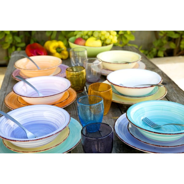 18-dijelni set tanjura od kamenine Villa d´Este Acquerello-image-1