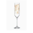 Set od 6 čaša za šampanjac Crystalex Luxury Contour, 200 ml