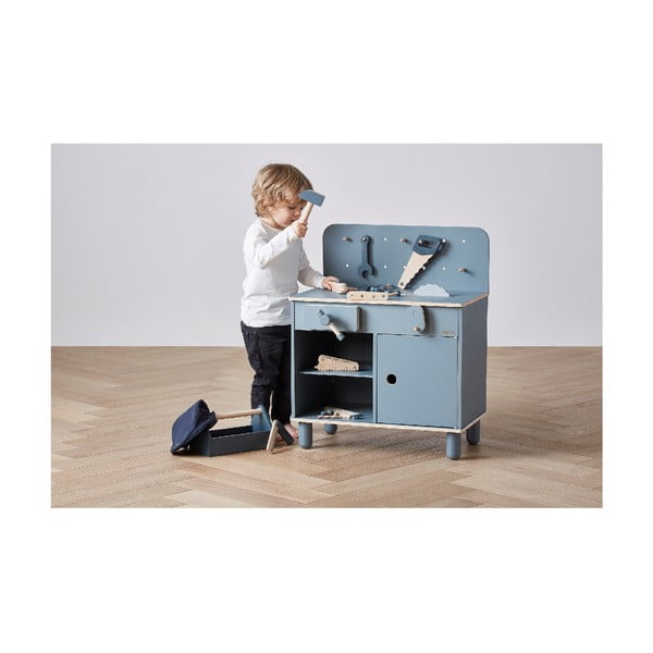 Plava dječja radionica Flexa Play The Workbench-image-3