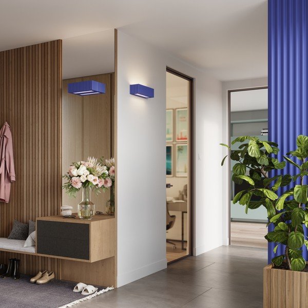 Plava zidna lampa keramička Rivena – Sollux-image-3