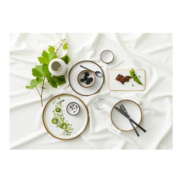 Bijela vaza od kamenine (visina 12,5 cm) Gastro Cream – Bitz-image-4