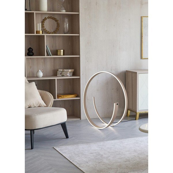 Siva LED stojeća svjetiljka s metalnim sjenilom (visina 75 cm) Cinardi – CINQUE-image-1