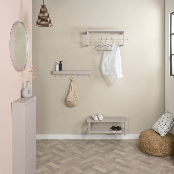 Smeđe-sivi metalni viseći ormarić za cipele 71x26x34 cm Marco – Spinder Design-image-2